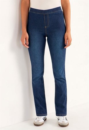 Cellbes of Sweden - Stretchiga, smala jeggings - mörkblå denim - för damer - 38R