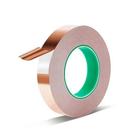 Kobbertape Ledende Lim, Kobberfolie Tape 2,54 cm X 50 meter for EMI & Gitar Skjerming, Ar