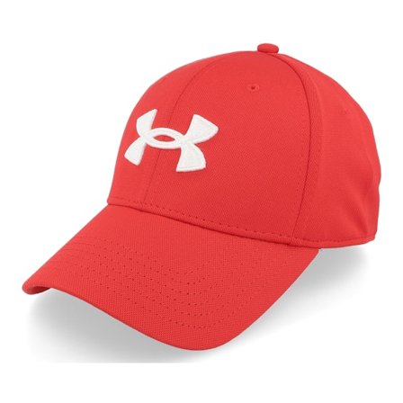 Under Armour - Red - flexfit - Cap - Blitzing Red/White Flexfit - Hatstore
