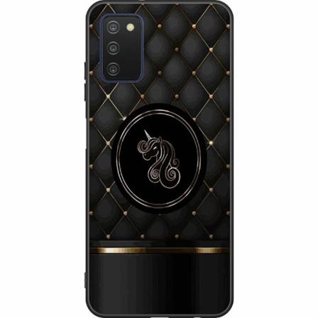 Samsung Galaxy A03s Svart Skal Luxury Unicorn