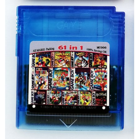 1-paketti GB GBC pelikortti 61in1 Mario englanninkielinen versio