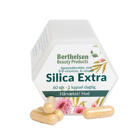 Berthelsen Silica Extra 60 kaps., Helse & Madvarer, Ingredienser, Silica