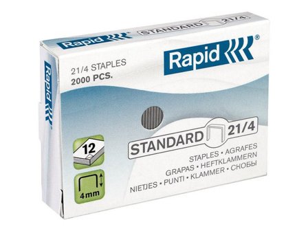 RAPID Häftklammer 21/4 galv 2000/fp - Lyreco - Kontorsmaterial - Till skrivbordet - Häftklammer och tillbehör