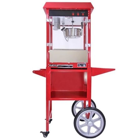 Kukoo - Kommerciel popcornmaskine 226g og trolley