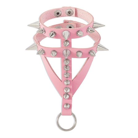 Tumma Liioiteltu Käsin Korut PU Nahka Niitti Kaksinkertainen Kerros