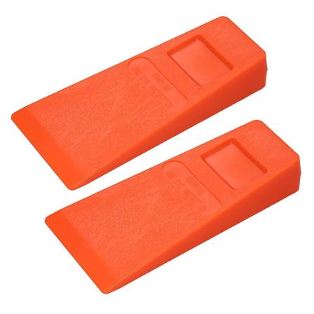 4 stk 14 cm oransje plast fellingkiler Felled Chock Tree Cu