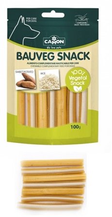 Camon Snack Per Cani Vegan Cannoli Con Riso E Soia 100g