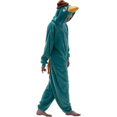 Tætsiddende Unisex Voksen Onesie Pyjamas, Flanel Cosplay Dyre Kostume Heldragt Halloween Nattøj Hjemmetøj