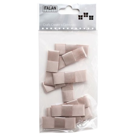 Mini Satinsløjfer Taupe