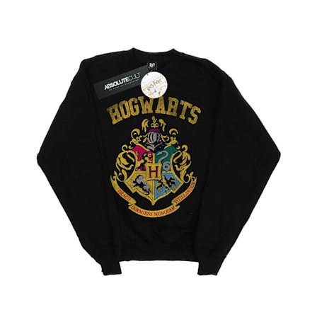 Harry Potter Fylld Crest Varsity Sweatshirt för Flickor 9-11 År B