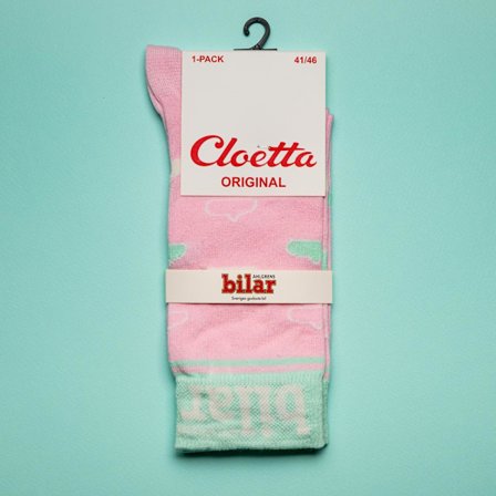 Strumpor Ahlgrens Bilar Barnstrumpor Rosa stl 27-30