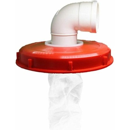 IBC-kannen suodatin IBC-säiliön lisävarusteet Nailonsuodatin 163mm/245mm verkko-suodattimella Saviastian yläkansi IBC-sadevesisäiliöön