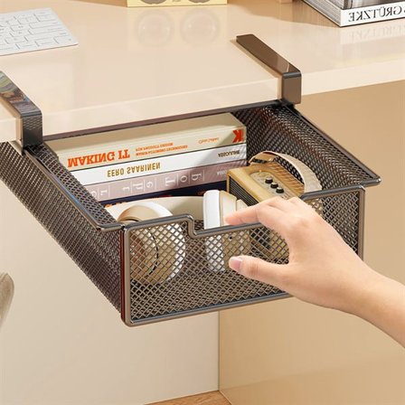 Udtræksskuffe til hylde 38x35x12cm - Svart