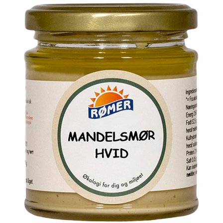 Rømer Mandelsmør Hvid Ø 170 g, Helse & Madvarer, Smørepålæg, Mandelsmør