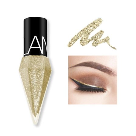 Diamant Glitter Puder Färg Flytande Eyeliner 5 Färg Långvarig Ingen Bl-ooming