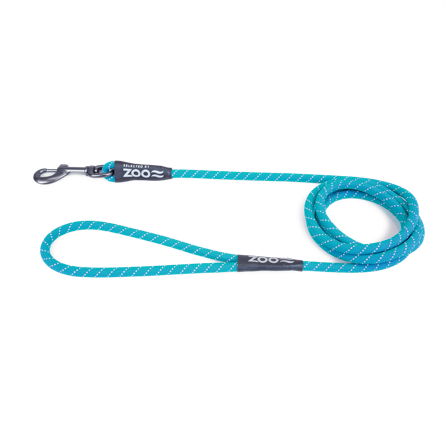 Selected by ZOO - Kobling av Rufus-tau Φ8 mm x 180 cm Turkis - Hund - Halsbånd - ZOO.no