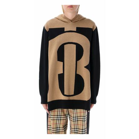 Burberry, Knitwear 8052734134779 Zwart, Dames, Maat:S