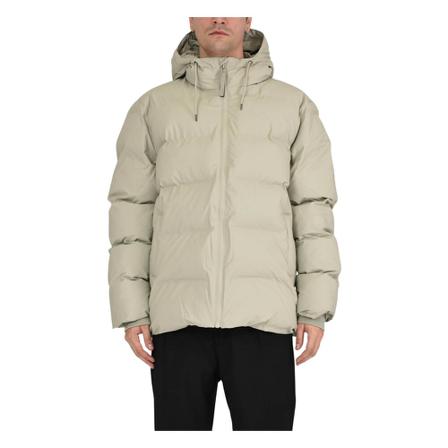 Rains, Winter Jackets Grijs, Heren, Maat:M