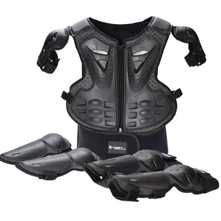 Motocross Kids Body Armor Dirt Bike Motorsykkel Gear Chest Beskyttende for jakke