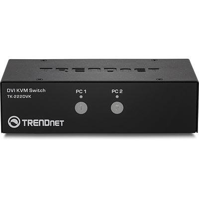 TRENDnet TK 222DVK - KVM / lyd / USB-svitsj - 2 porter