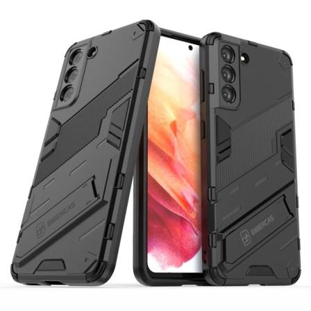 Samsung S21 Stöttåligt Skal Med Kickstand Thinarmor V2 Orange