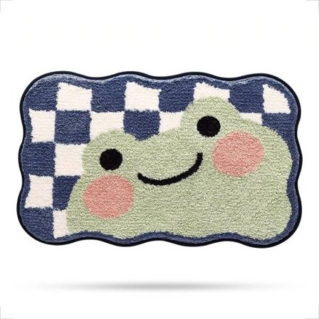 Badrumsmatta för Djur, Supermjuk Absorberande Badrumsmatta, Halkfri Mysig Badmatta, Badkarsmatta, Dusch, Badrum, Maskintvättbar, 40,64 cm x 60,96 cm, 