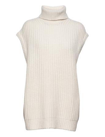 Keiko T-Neck Vest 11250 White Samsøe Samsøe