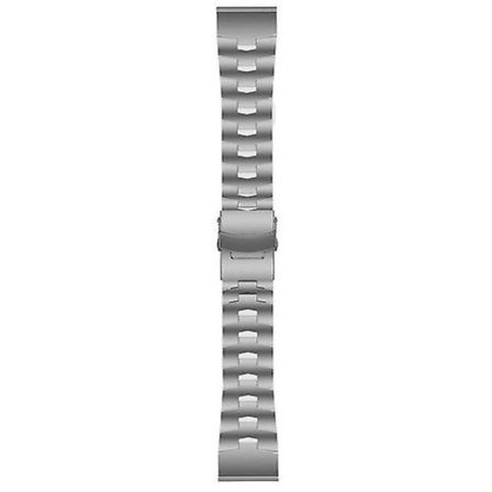 For Garmin Fenix 7 Solar 22mm Titanium Alloy Quick Release Watch Strap UQO Titanium Grey
