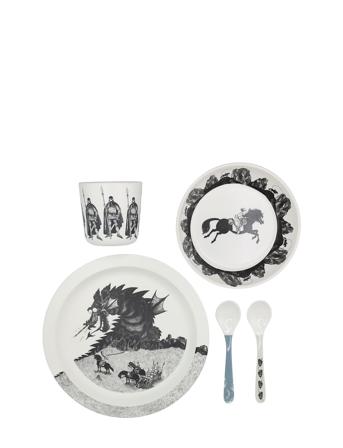 The Brothers Lionheart, Giftset, 5-Pcs Home Meal Time Dinner Sets Multi/patterned Rätt Start
