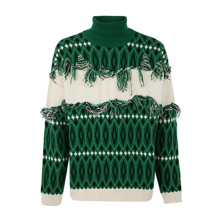 Etro, Turtlenecks Groen, Heren, Maat:S