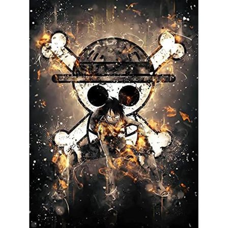 Timanttimaalaus Ruffy 40x50cm Timanttimaalaus Anime Japanilainen Timanttimaalaus Timanttikirjontasarja Japani One Piece Aikuisten Luovat Harrastukset 
