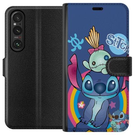 Sony Xperia 1 VI Lommeboketui Stitch og vennen