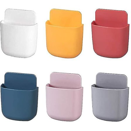 6 stk. Selvklæbende Fjernbetjeningsopbevaringsboks