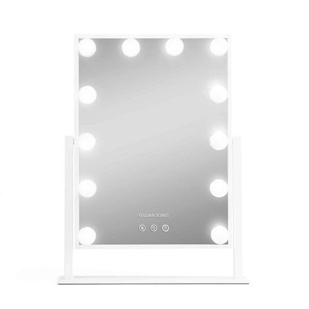 Gillian Jones LED Makeup Artist Spejl med Touch Hvid, Tøj & Bolig, Tilbehør, Makeupspejle