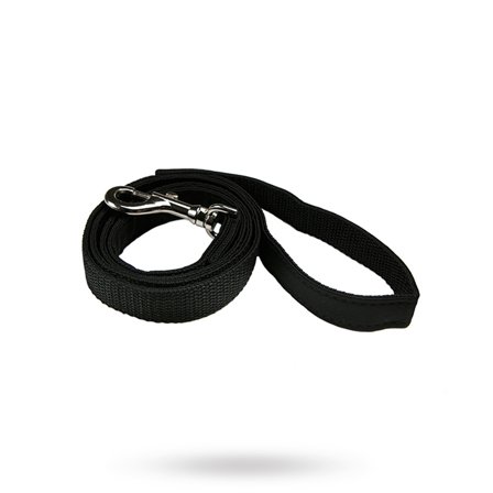 Urban Pup - Klassiskt Svart - Tygkoppel - Hundkoppel