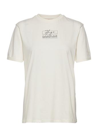 The Girlfriend Tee 7 T-shirt Top Hvid HUGO