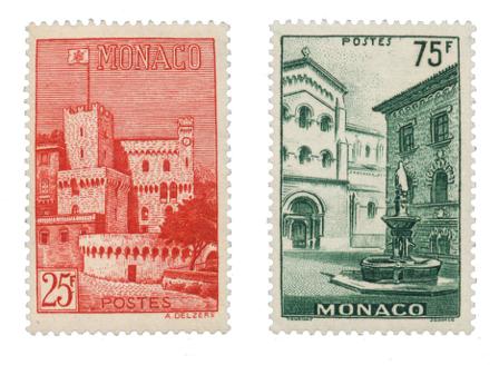 Monaco YT 397-98 - Ubrugt