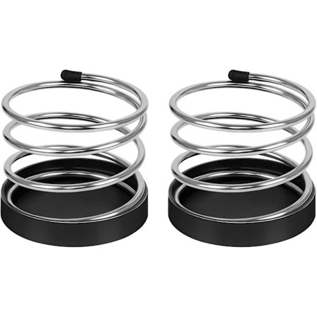 (Svart) 2-pack bilmugghållare, bilmugghållare, bilmugghållare för mugg, penna, nycklar, mobiltelefon.