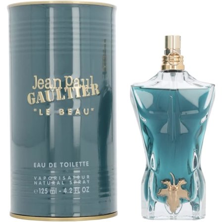 Jean Paul Gaultier Le Male Summer Edition Eau de Toilette for menn – Frisk sitrusduft med bergamott, mynte og vanilje, 125 ml