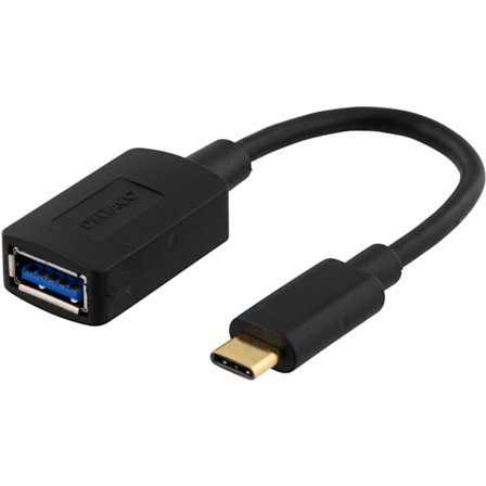 USBadapter USB 3.1 type C male type A female Gen 1 black