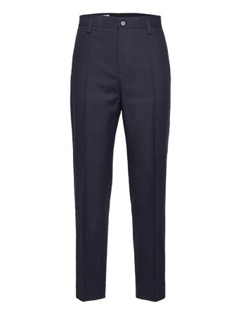 M. Mateo Linen Trouser Habitbukser Stylede Bukser Blå Filippa K