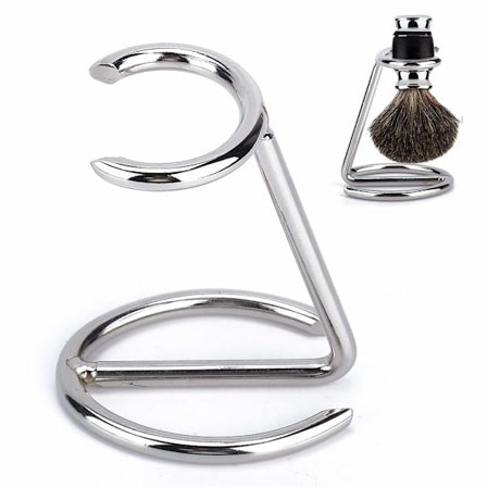 Rakhyvel och borste stativ, rostfritt stål rakborste hållare fashionabla rakborste stativ rakborste stativ hållare barber verktyg