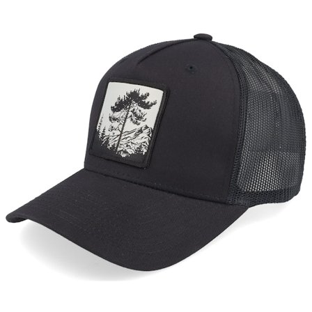 Hunter - Black - trucker - Cap - Tree Mountain Silhouette Black A-frame Trucker - Hatstore