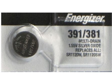 ENERGIZER Batteri Silveroxid 391/381 - Lyreco - Kontorsmaskiner - Batterier - Knappcellsbatterier