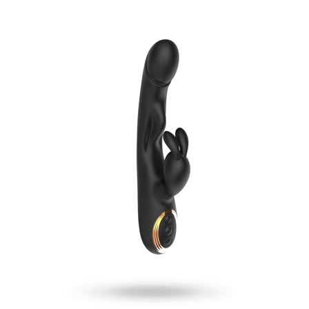 Black Vibrating G-Spot Rabbit Vibrator - Vuxen.se - Vibrator