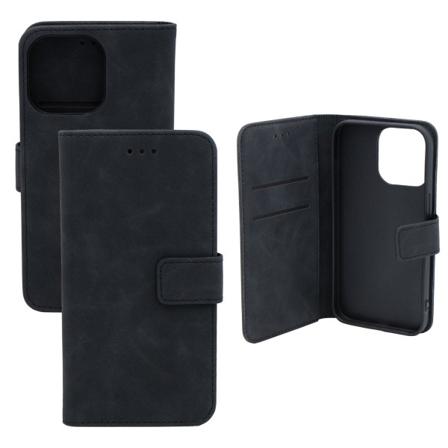 Iphone 13 Pro Fodral Plånboksfodral Luxery Svart Svart