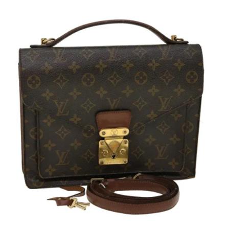 Louis Vuitton Vintage Pre-owned Canvas louis-vuitton-Väska brun, Dam Vintage Väskor, Dam, Storlek: ONE SIZE