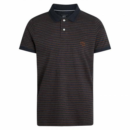 Signal Esben Slob Stripe Polo Sort, Herre, Størrelse: XL
