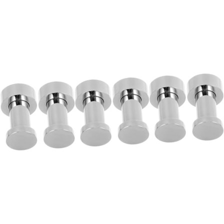 6 stk. Badeværelses Håndklædekroge Knager Sort Brusebad Sort Frakke Kroge Badeværelses Håndklæde