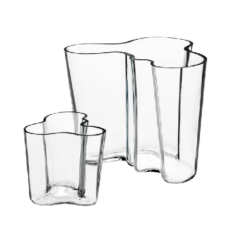 Iittala Vas Aalto Gåvoset, 2 st Dekoration 160+95 MM